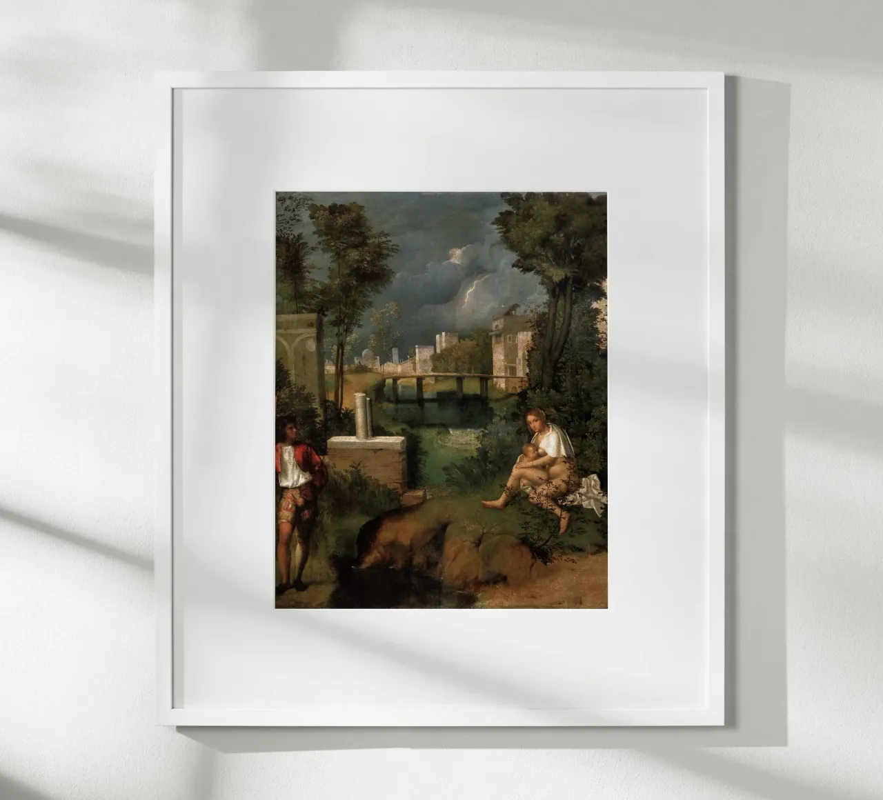 Giorgione The Tempest carta hahnemühle da Timeless Artworks