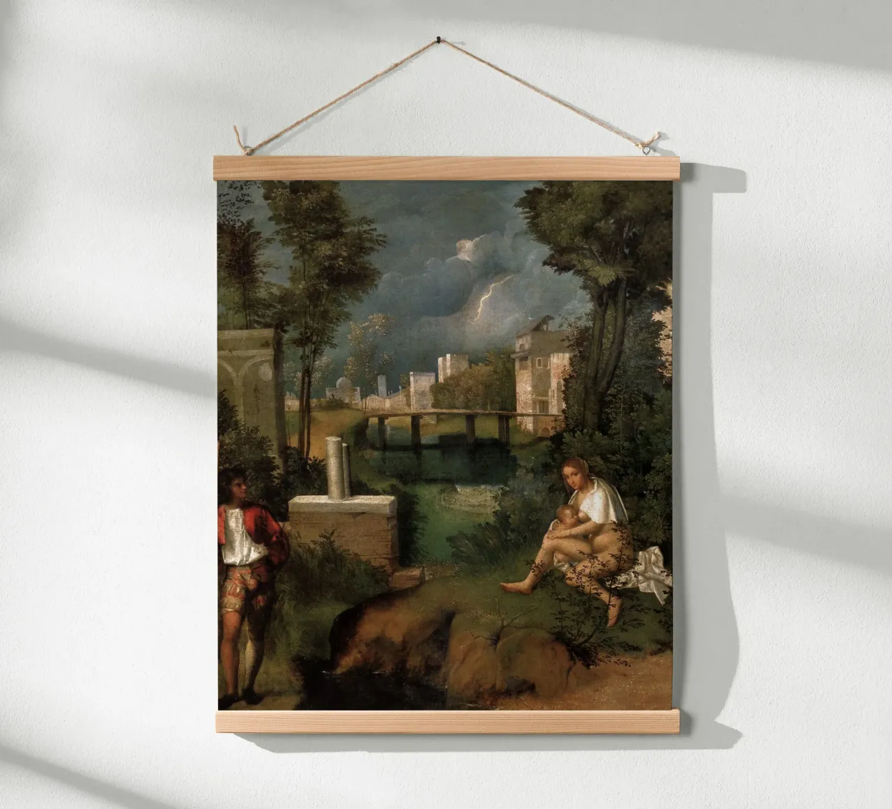 Giorgione The Tempest carta hahnemühle da Timeless Artworks