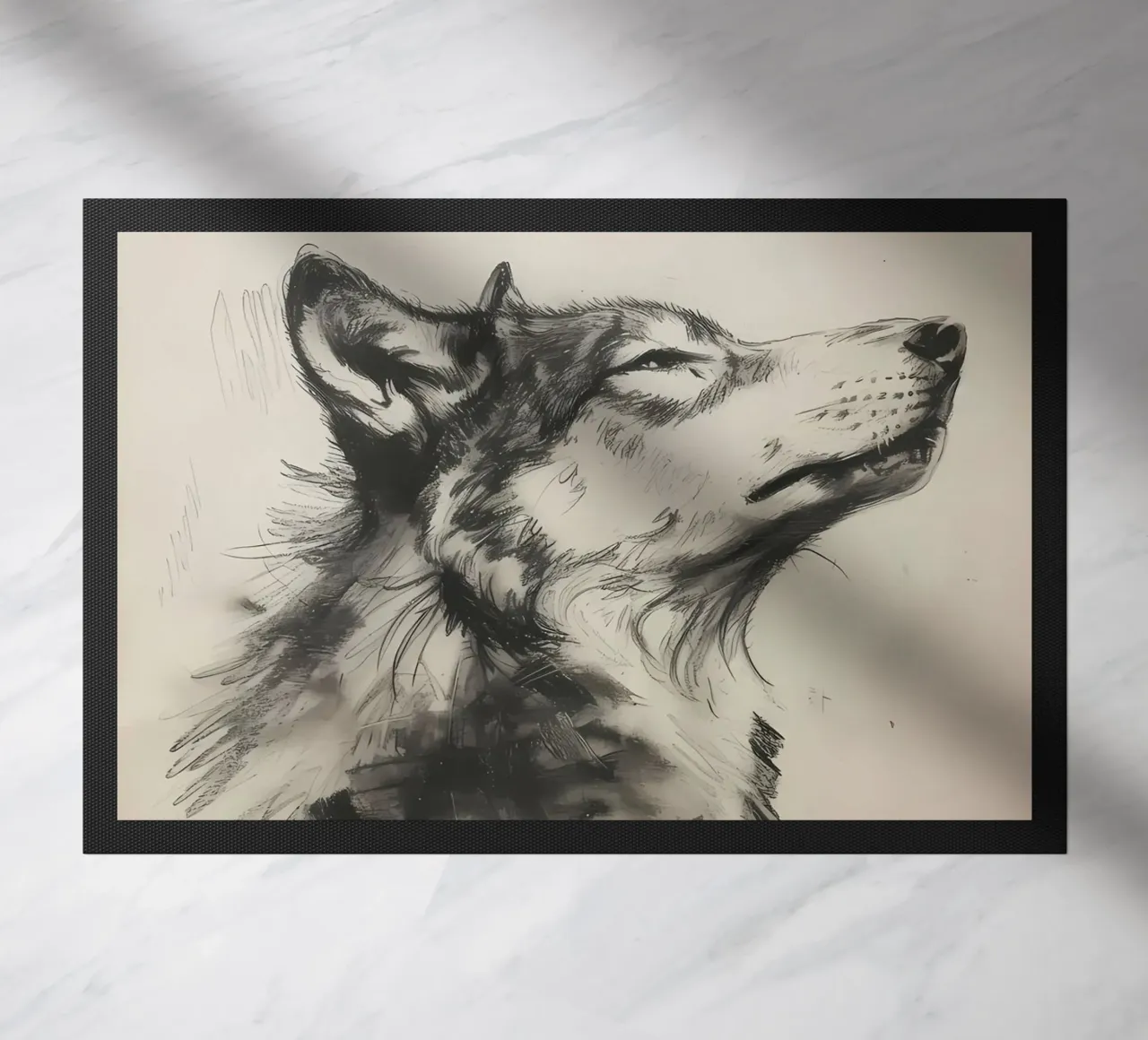 Animale lupo zerbino da Pierre Walton