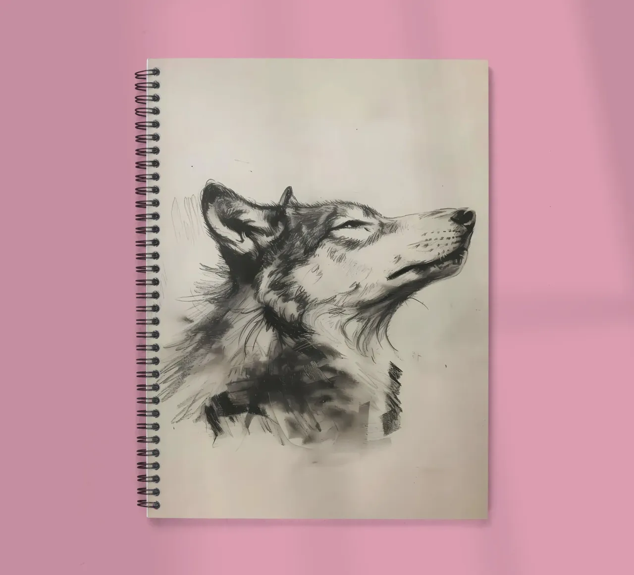 Animale lupo diario ad anelli da Pierre Walton