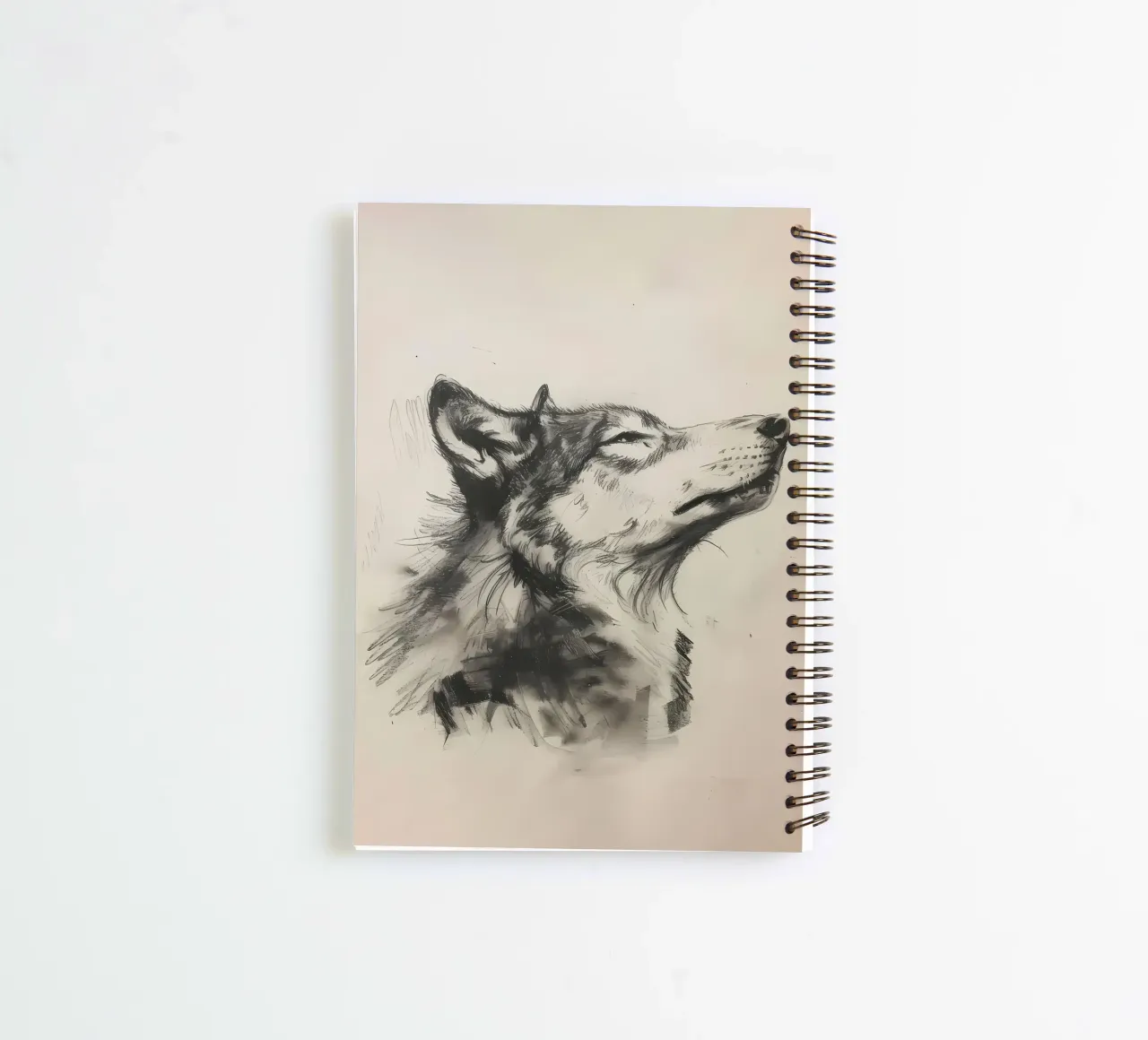 Animale lupo diario ad anelli da Pierre Walton