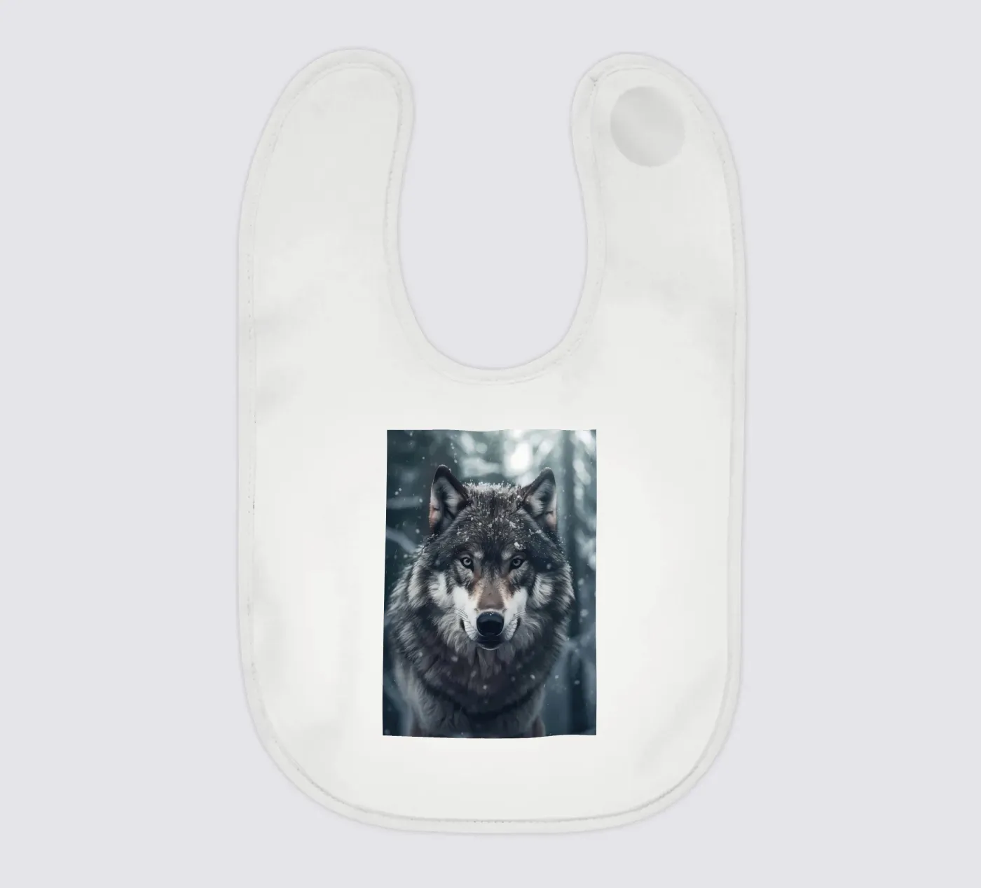 Wolf Tier Babylätzchen von Pierre Walton