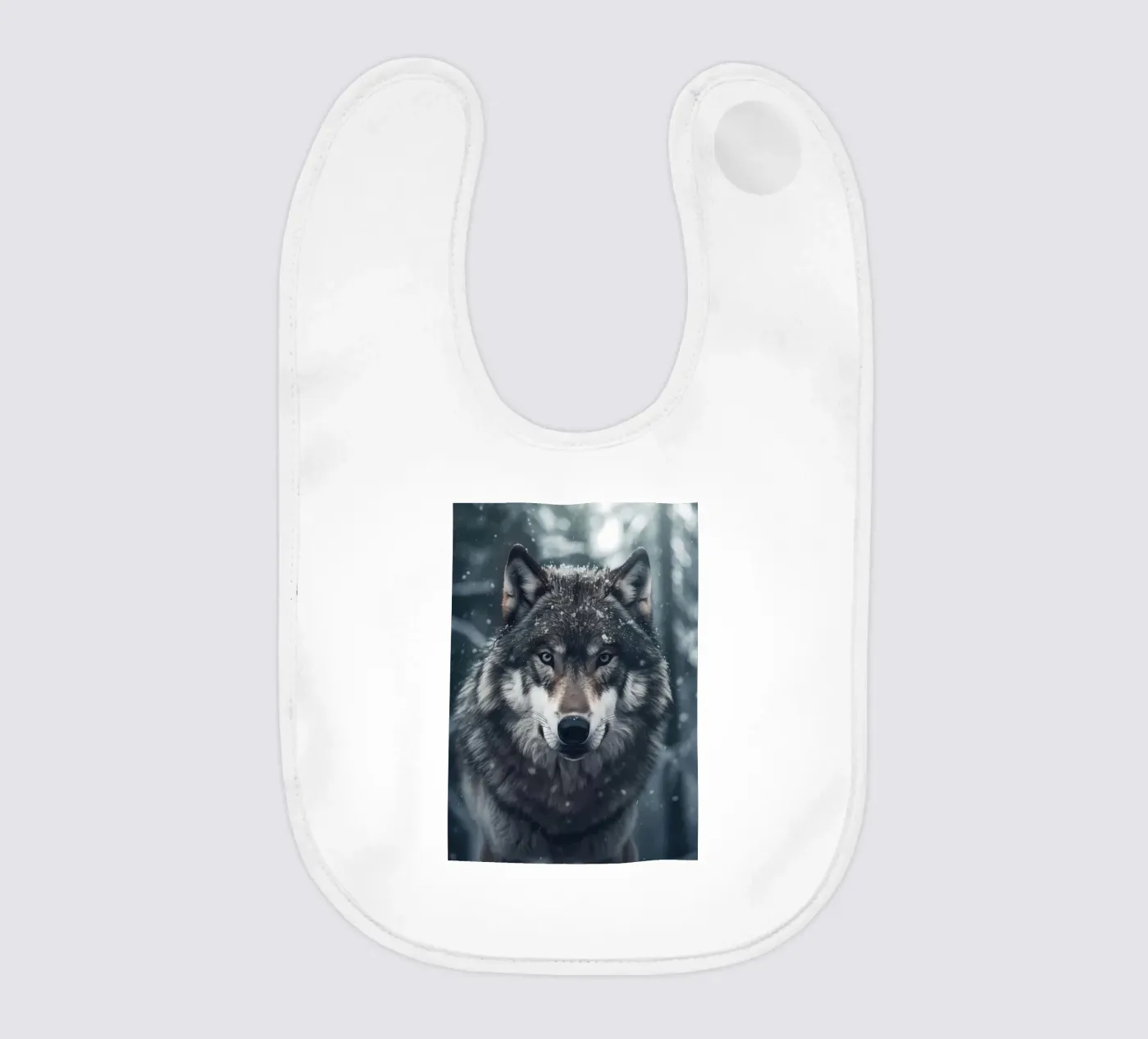 Wolf Tier Babylätzchen von Pierre Walton