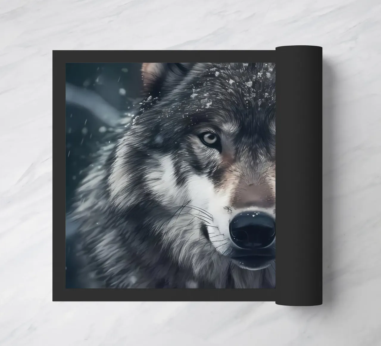 Wolf Dier deurmat van Pierre Walton