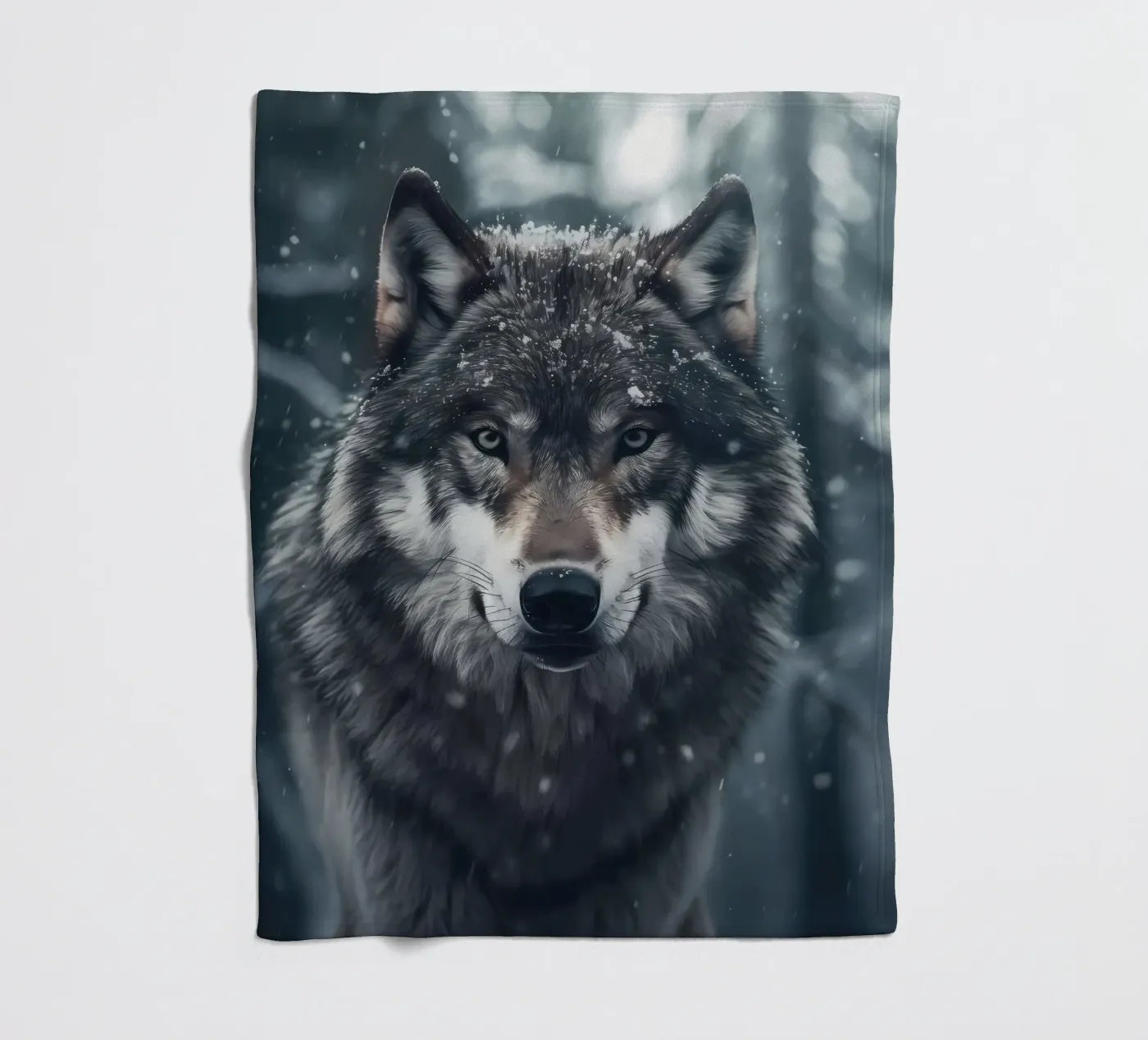 Wolf Dier fleecedeken van Pierre Walton