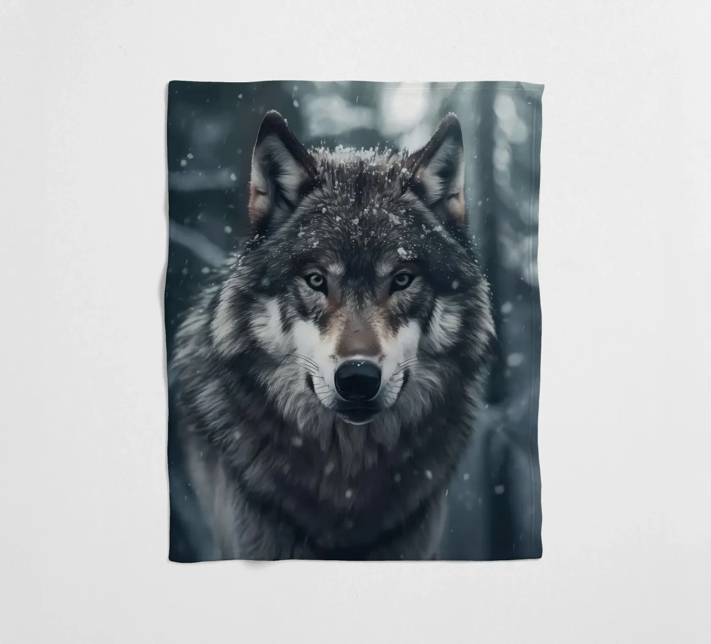 Wolf Dier fleecedeken van Pierre Walton
