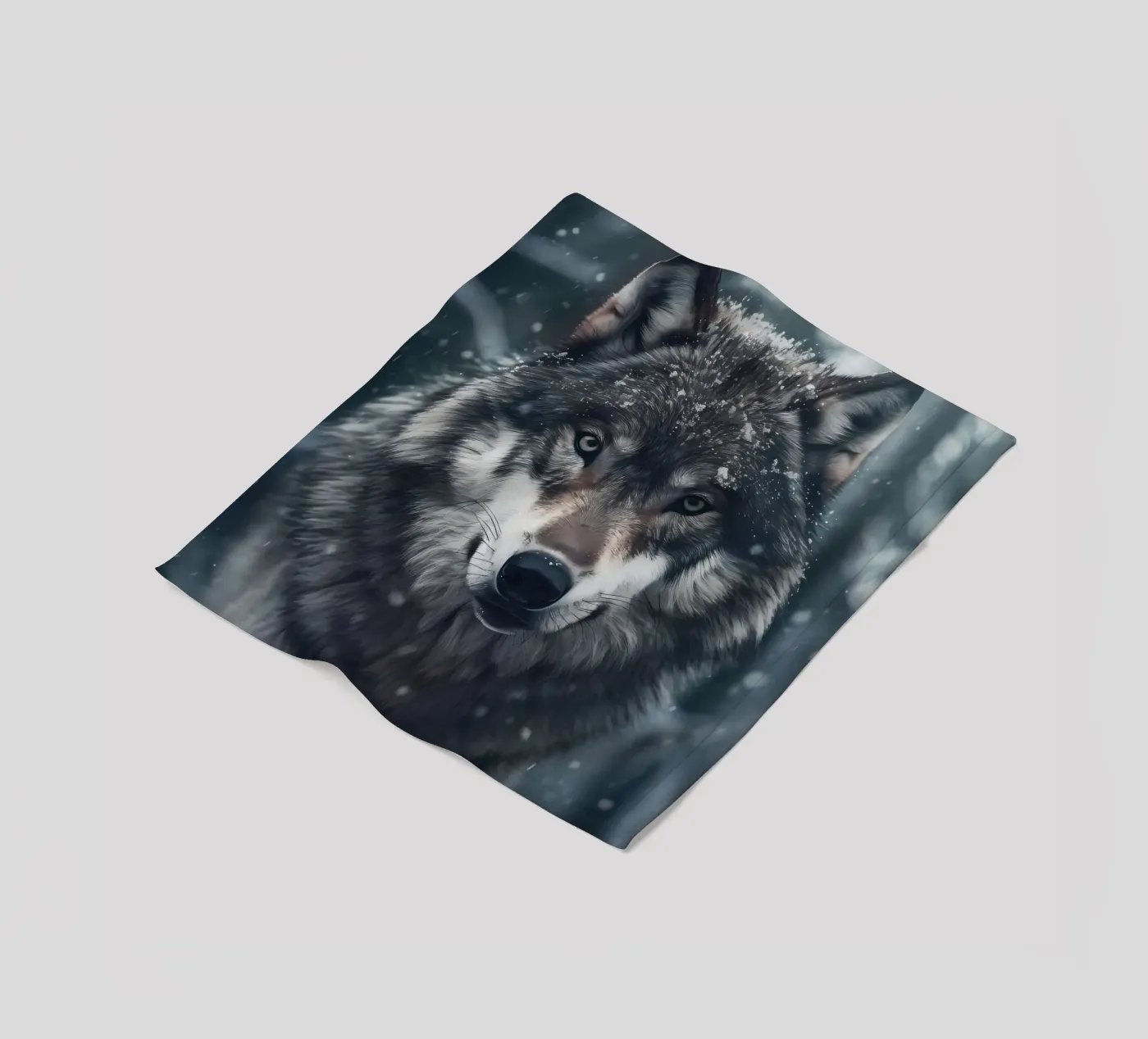 Wolf Dier fleecedeken van Pierre Walton