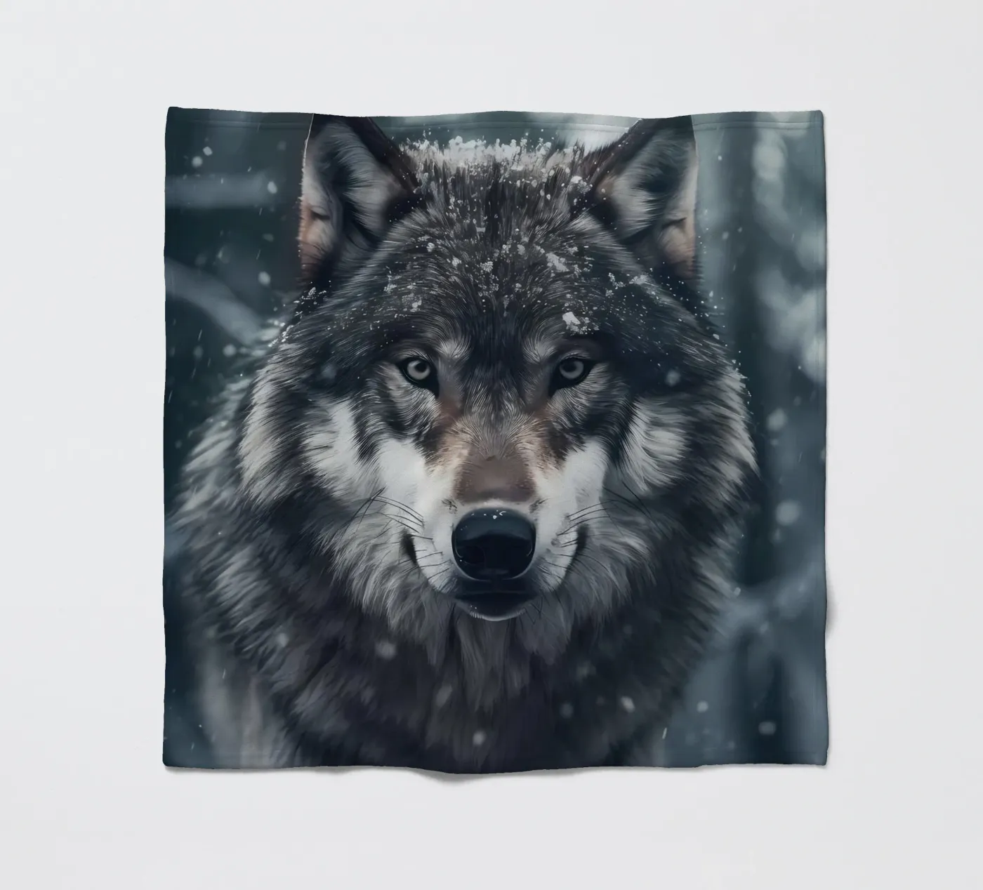 Wolf Dier fleecedeken van Pierre Walton