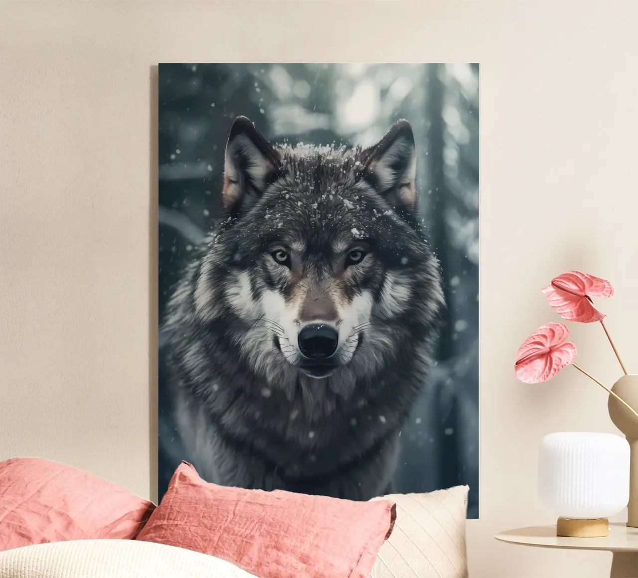 Wolf Animal plexiglass da Pierre Walton