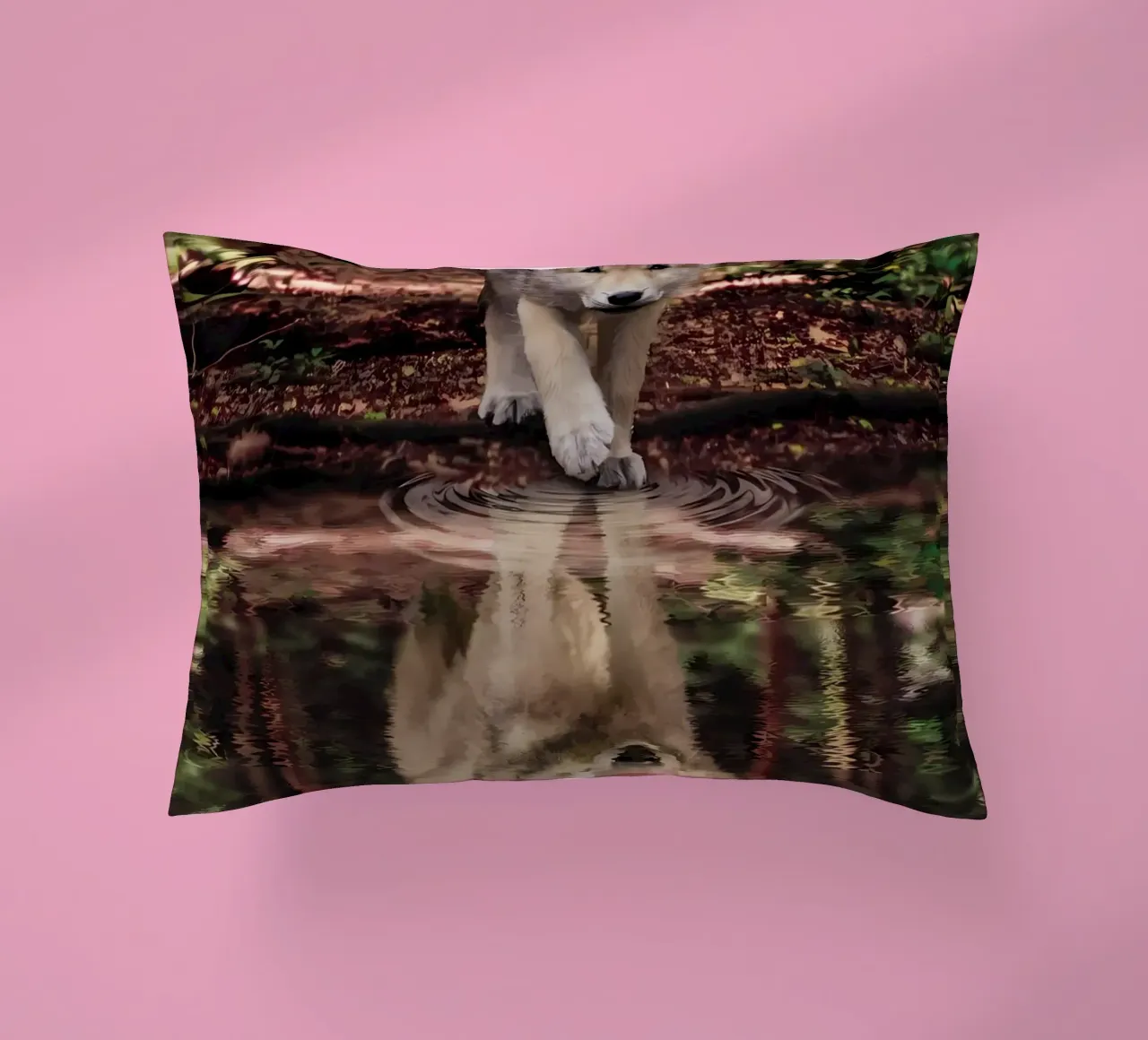 Animale lupo cuscino da Pierre Walton