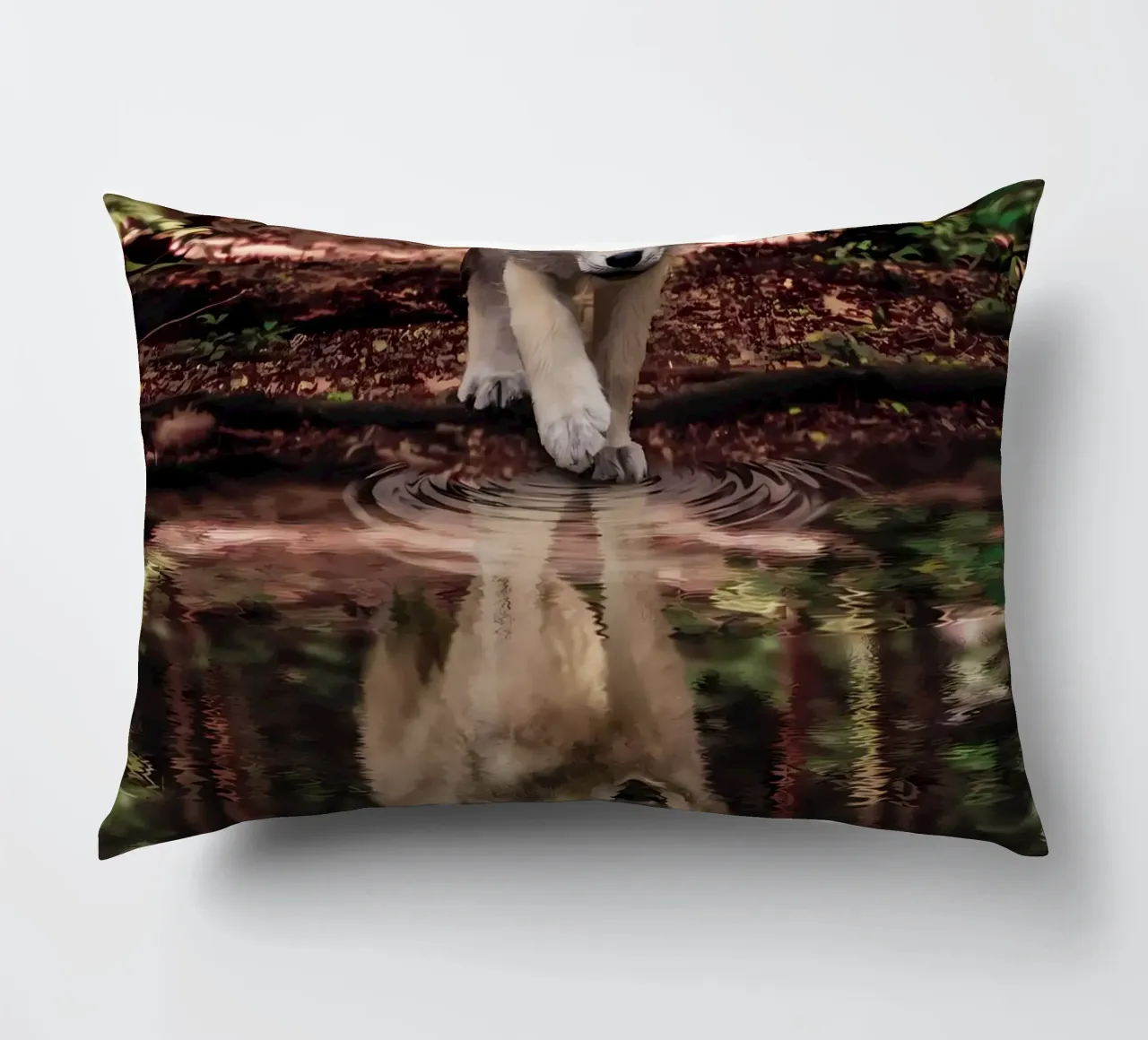 Animale lupo cuscino da Pierre Walton