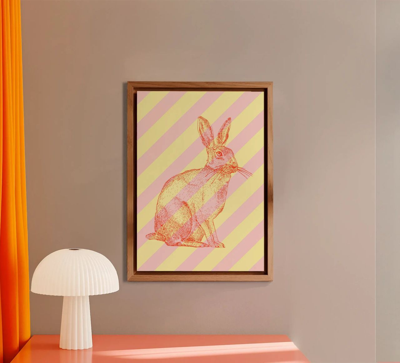 Easter | bunny | spring | screen printing | various colours alu-dibond by keinkonzept