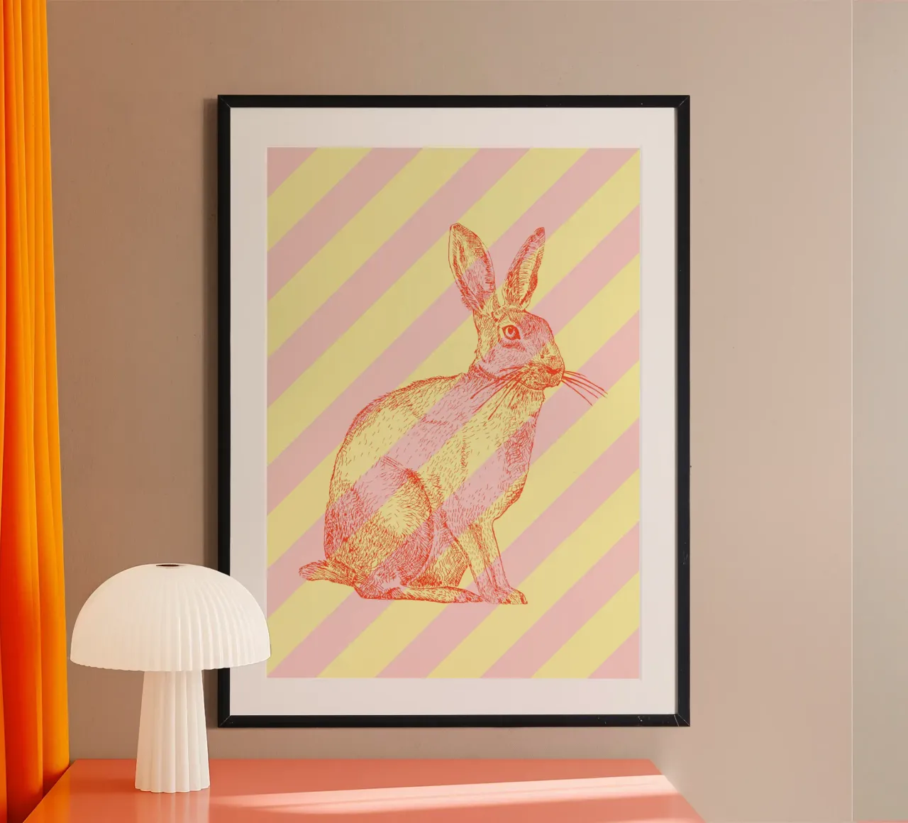 Pascua | conejo | primavera | serigrafía | varios colores hahnemühle de keinkonzept
