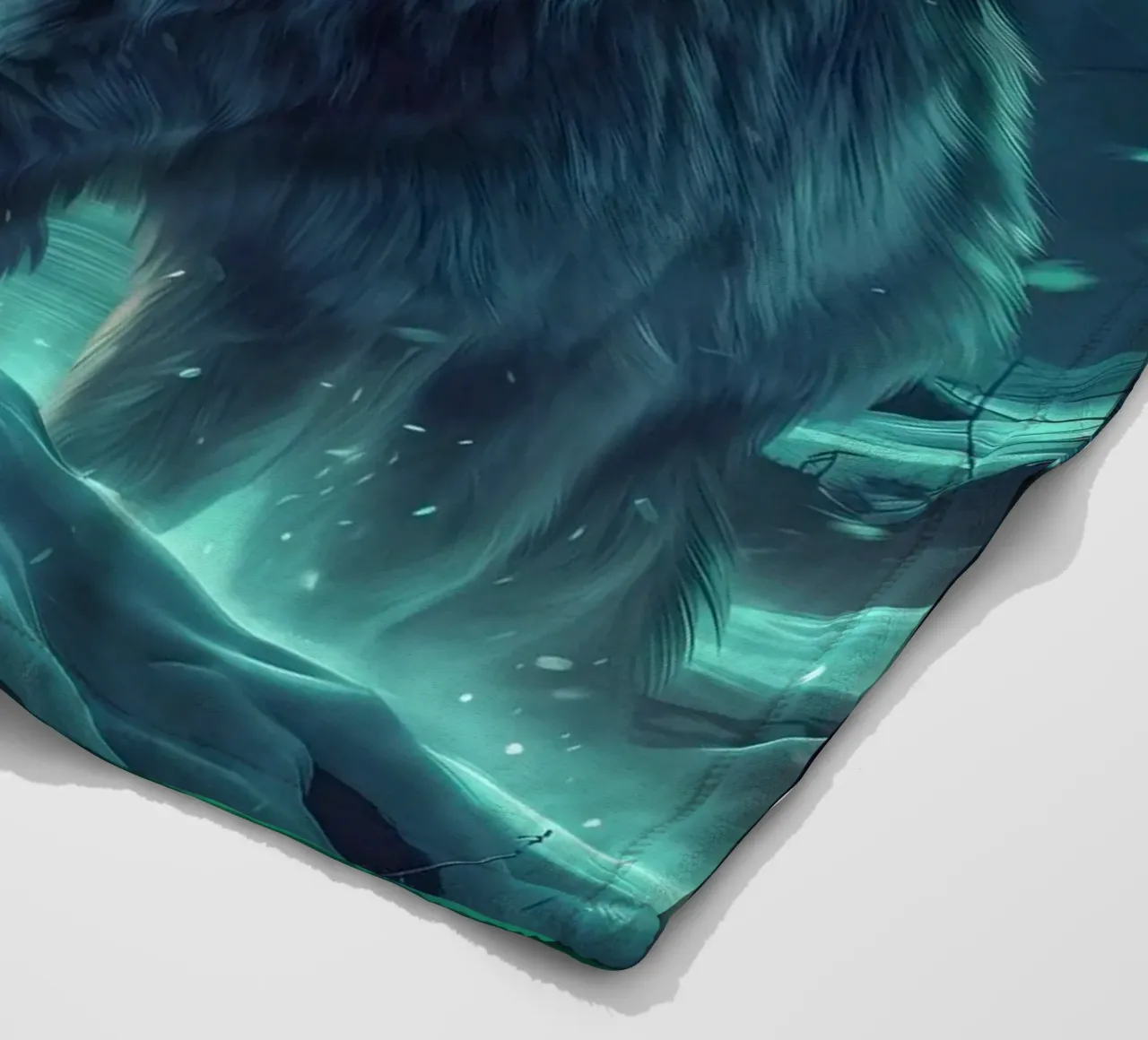 Wolf Dier fleecedeken van Pierre Walton