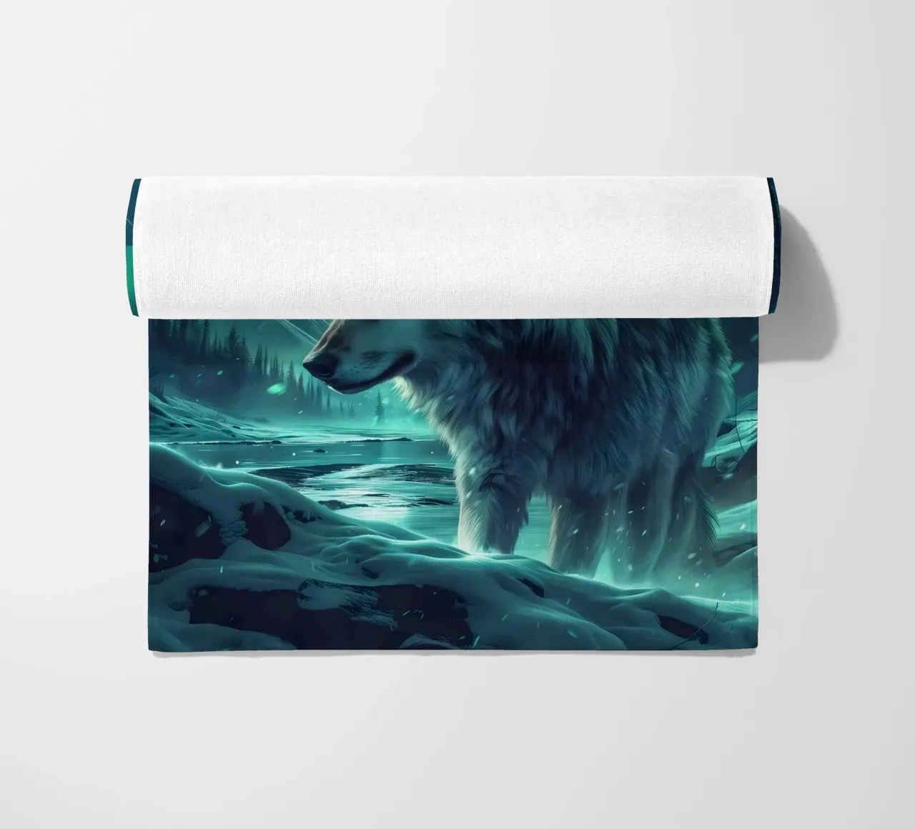 Animale lupo telo mare da Pierre Walton
