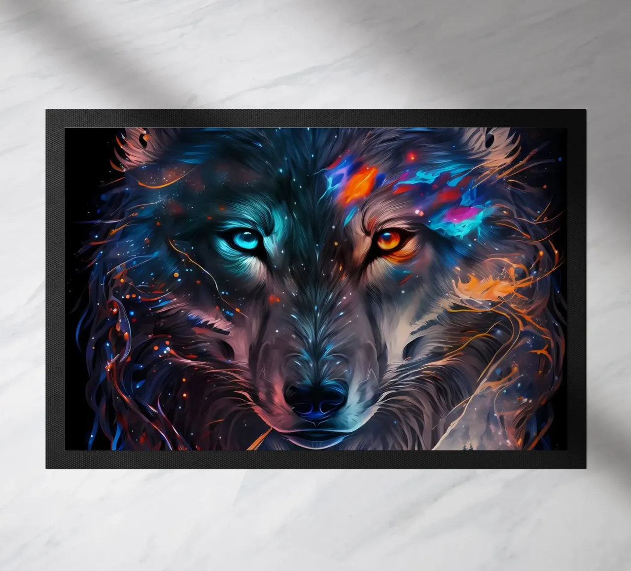 Wolf Dier deurmat van Pierre Walton