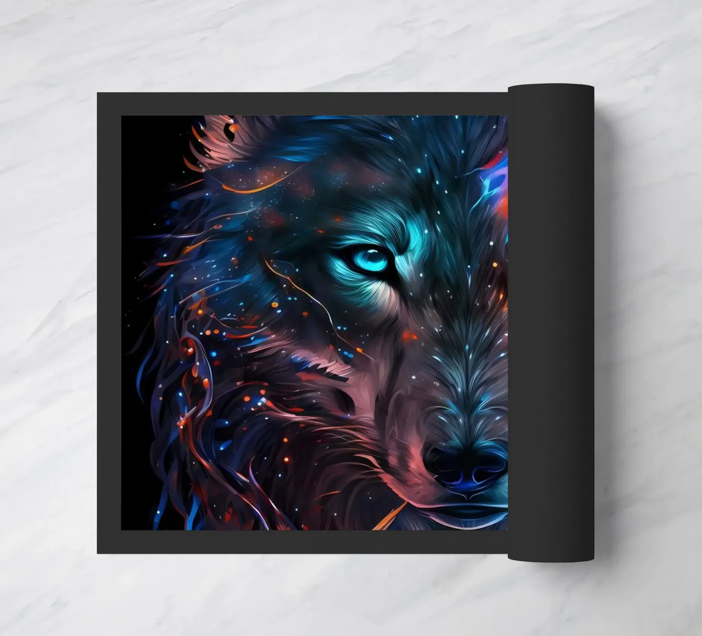 Wolf Dier deurmat van Pierre Walton