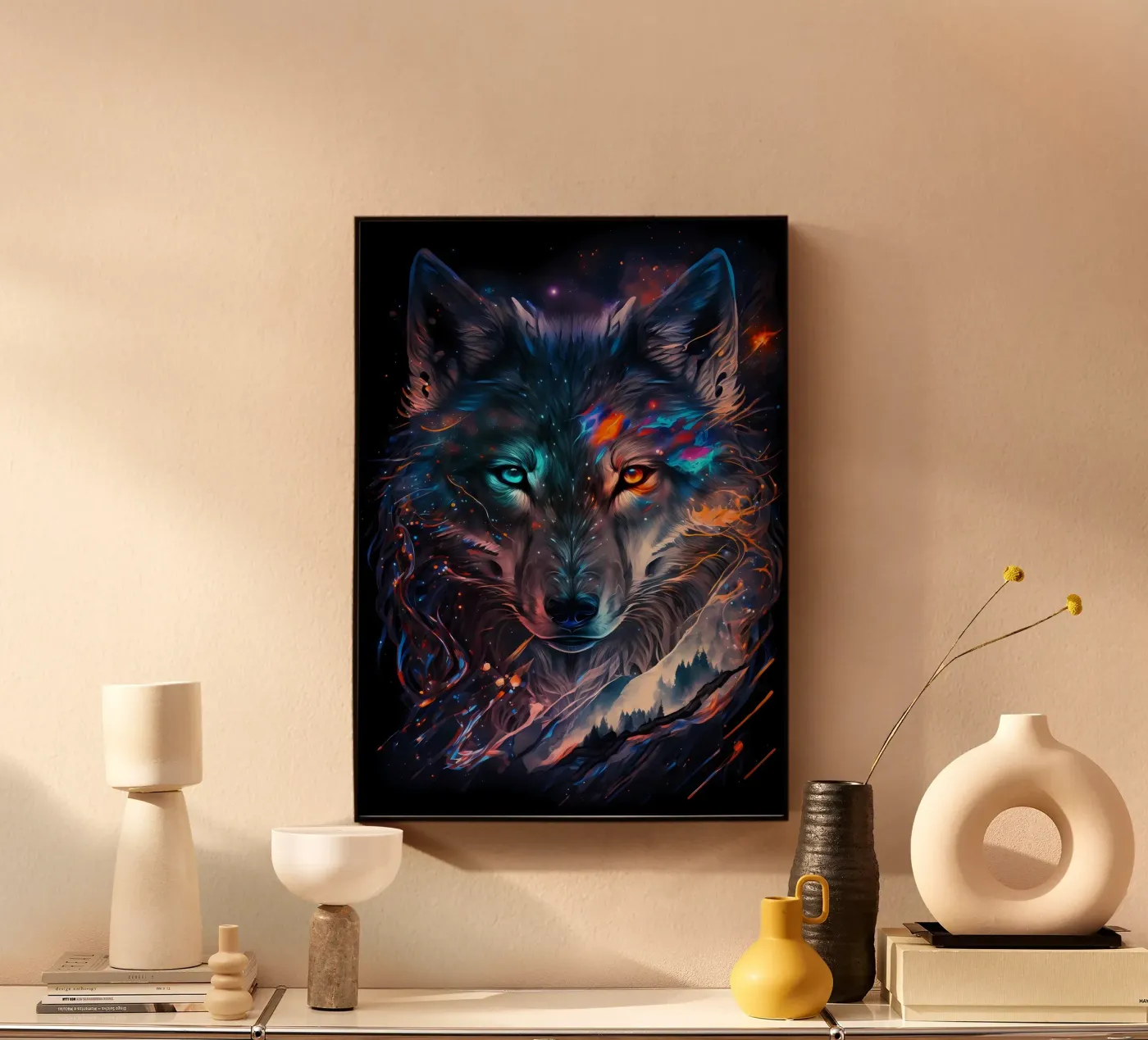 Wolf Animal plexiglass da Pierre Walton