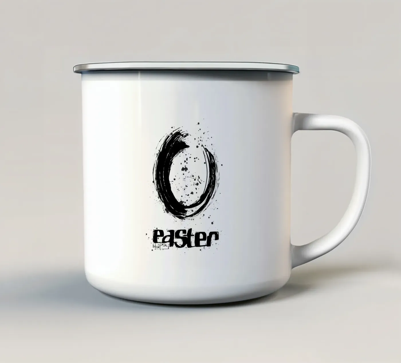 Happy Easter enamel mug by LIMITED EDITION LETTERS