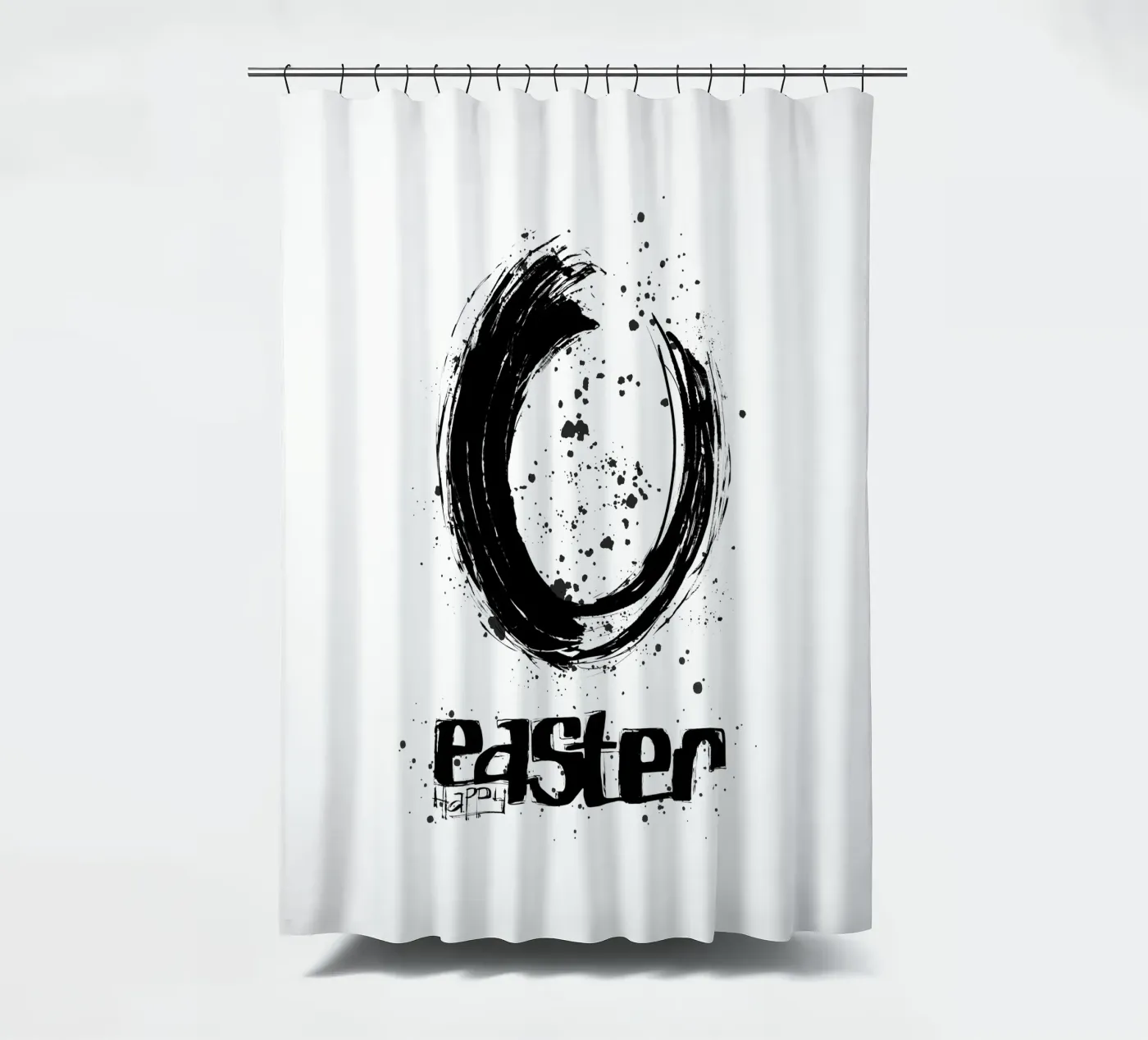 Happy Easter Duschvorhang von LIMITED EDITION LETTERS