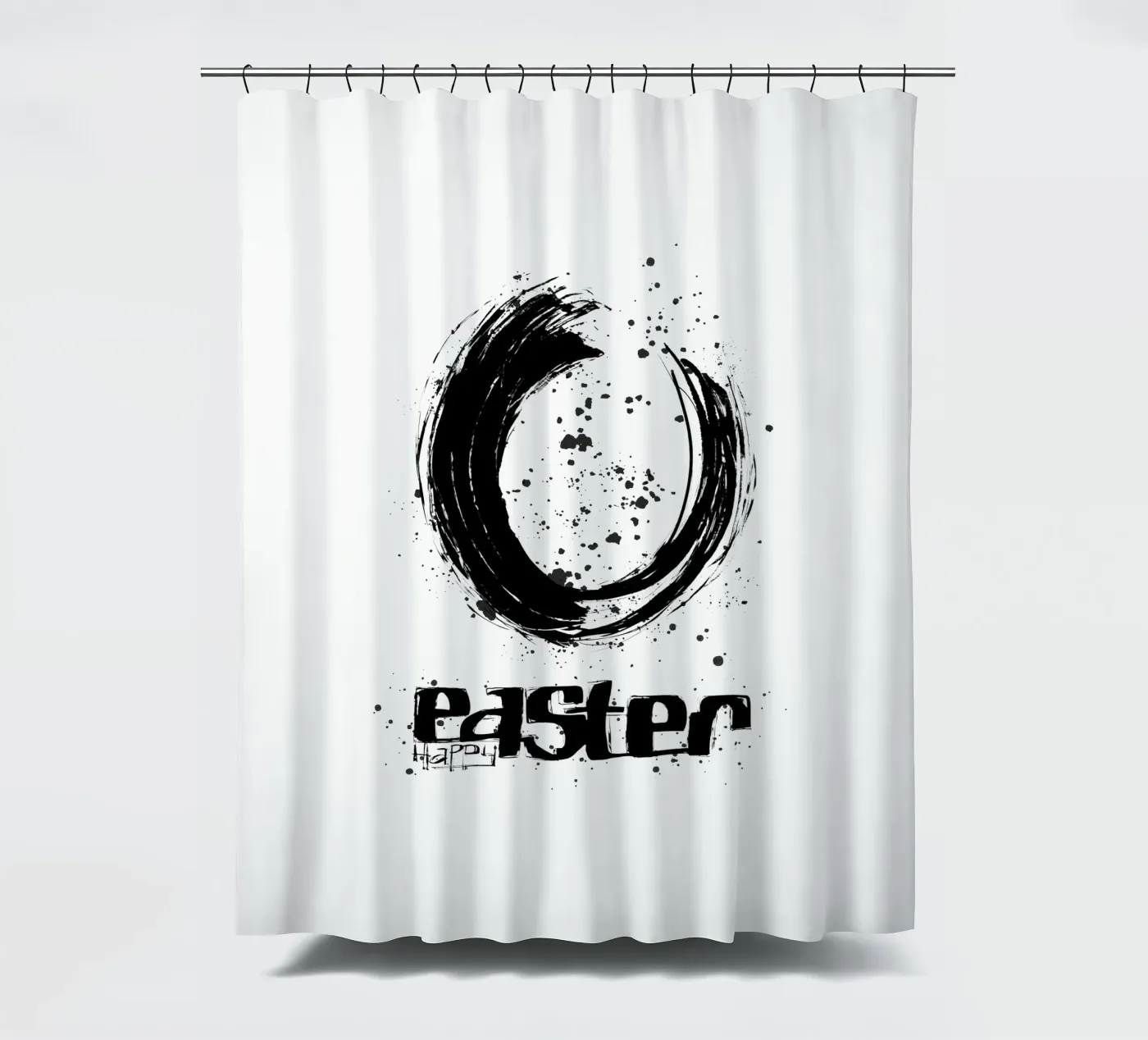 Happy Easter Duschvorhang von LIMITED EDITION LETTERS