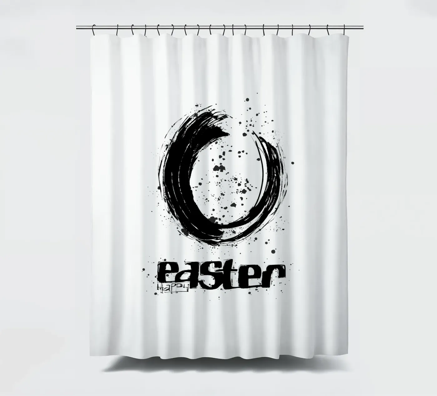 Happy Easter Duschvorhang von LIMITED EDITION LETTERS