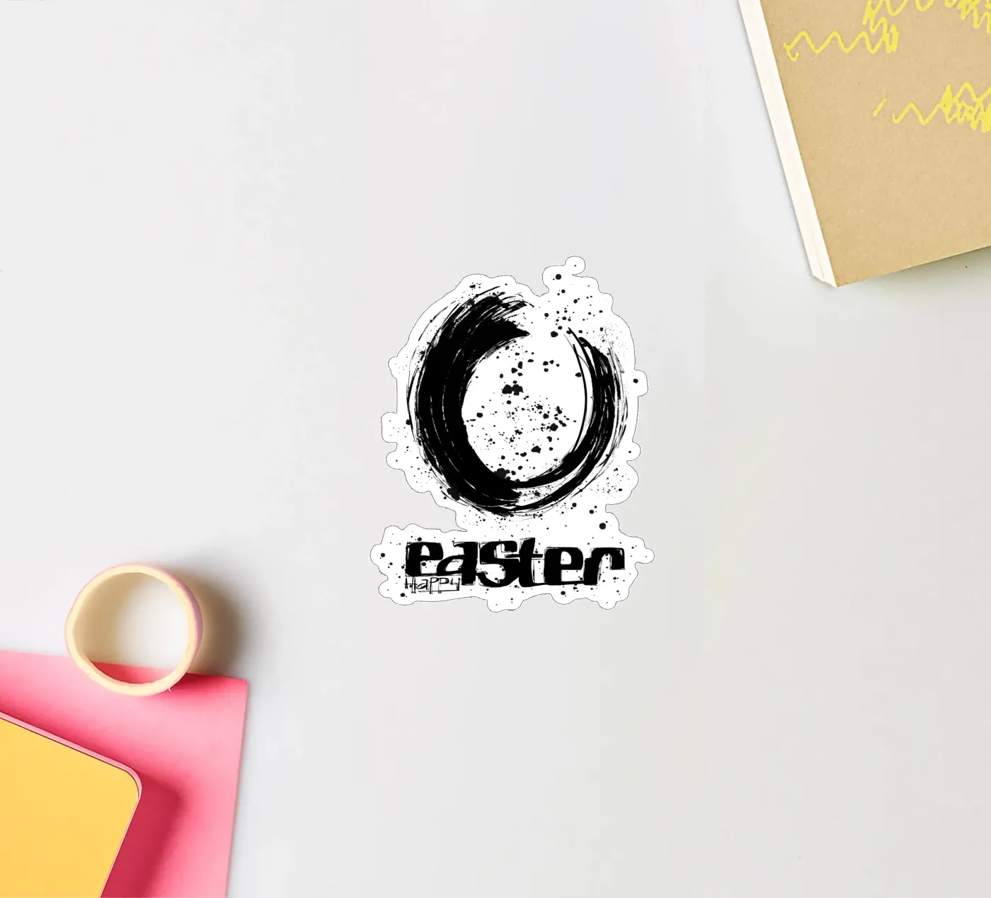 Happy Easter sticker van LIMITED EDITION LETTERS
