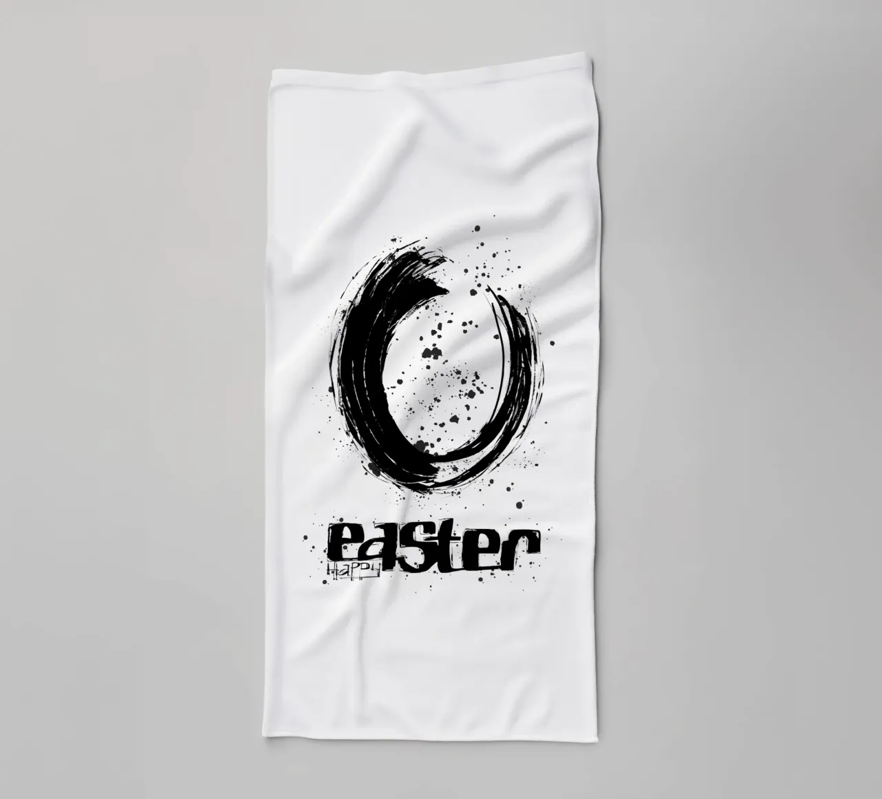 Happy Easter badhanddoek van LIMITED EDITION LETTERS