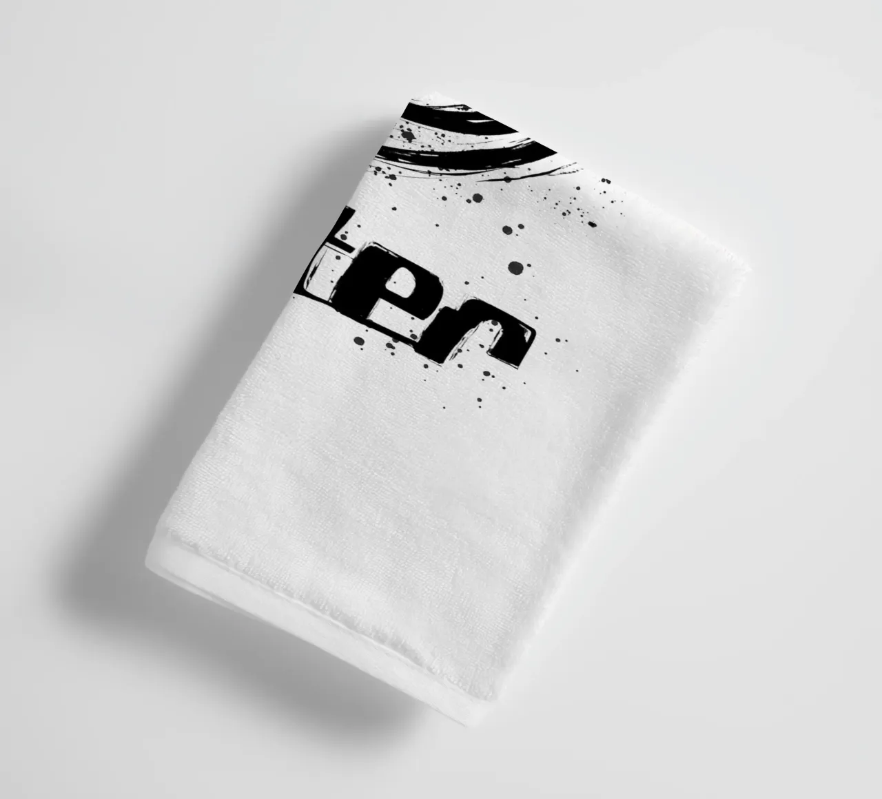 Happy Easter badhanddoek van LIMITED EDITION LETTERS