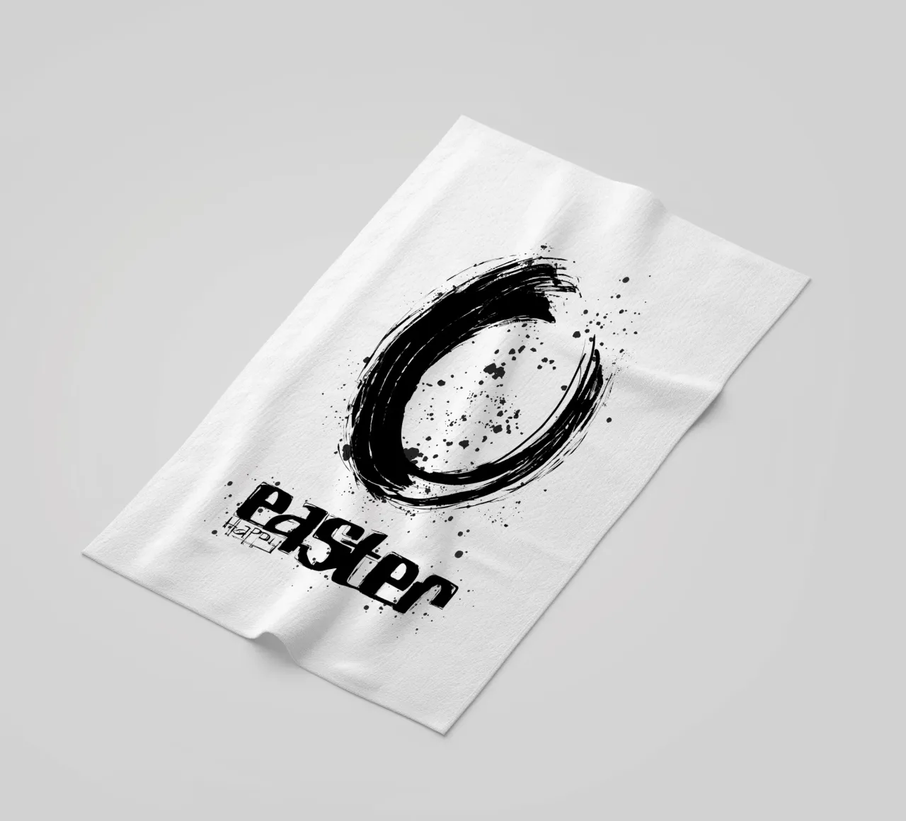 Happy Easter beach towel by LIMITED EDITION LETTERS
