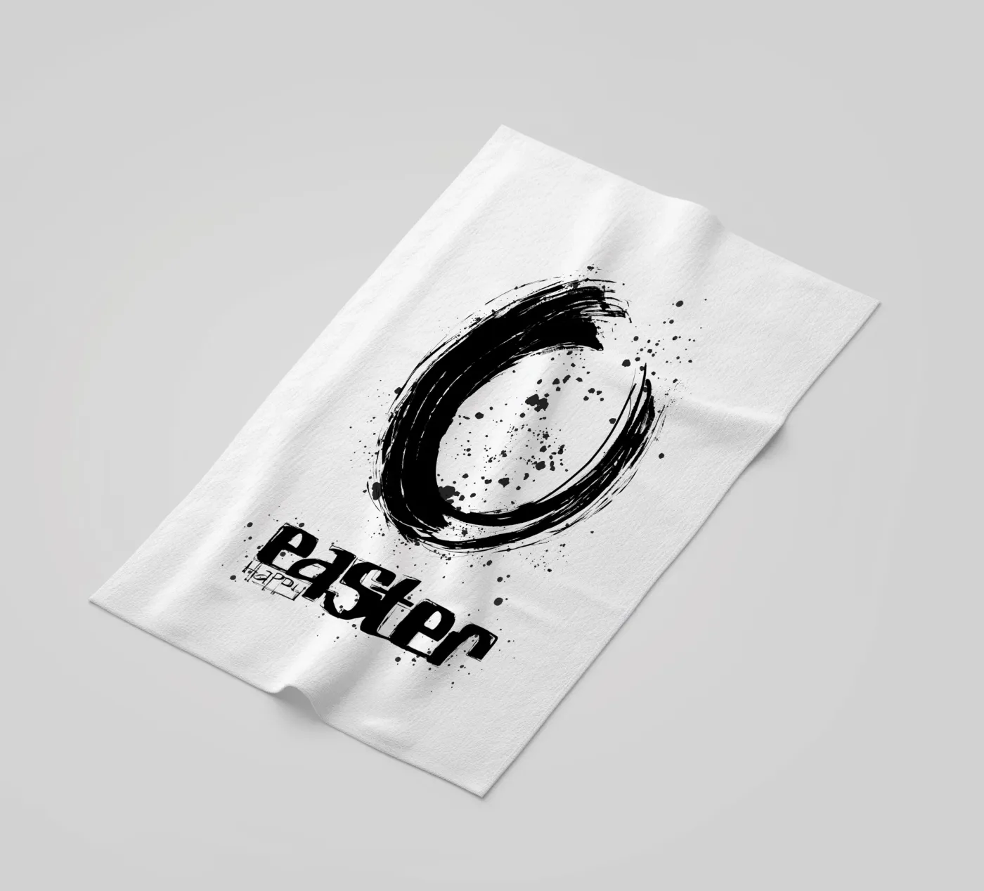 Happy Easter strandhanddoek van LIMITED EDITION LETTERS