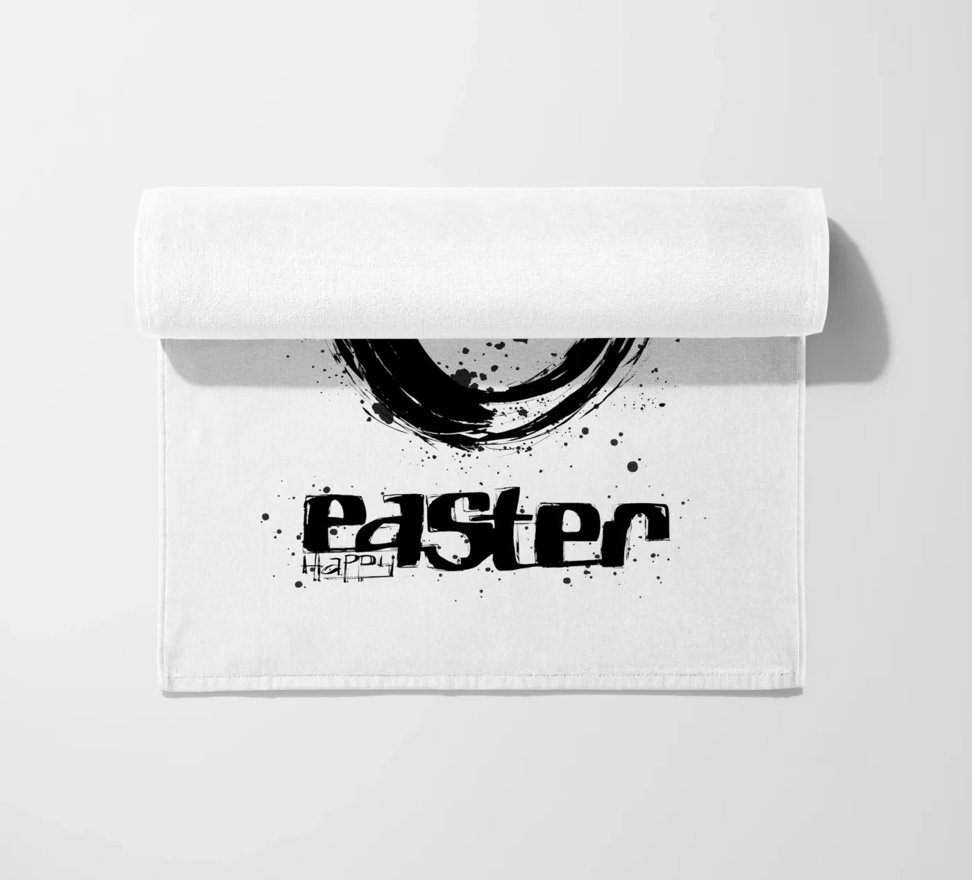 Happy Easter strandhanddoek van LIMITED EDITION LETTERS