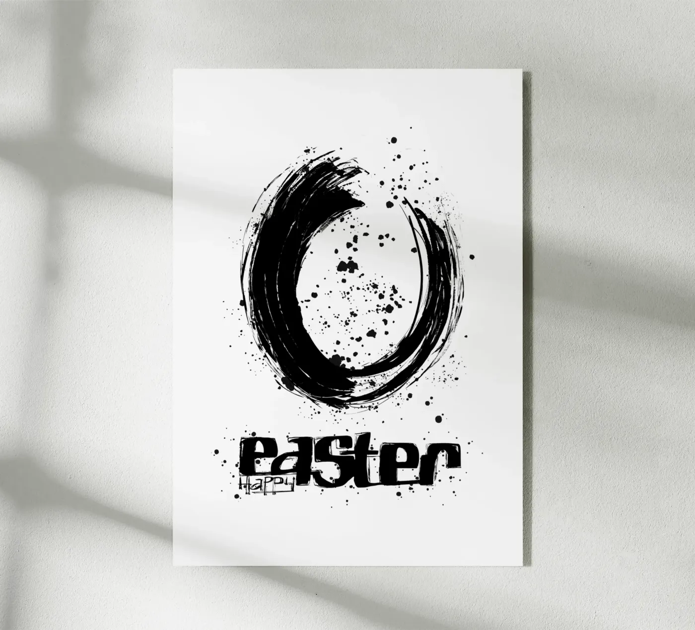 Happy Easter plexiglas de LIMITED EDITION LETTERS