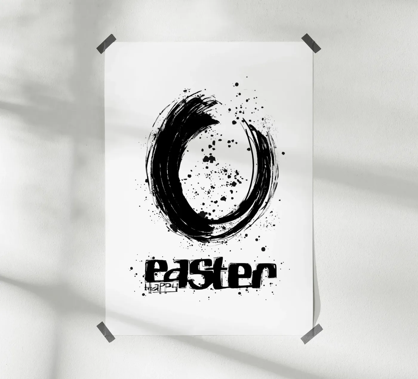 Happy Easter poster van LIMITED EDITION LETTERS