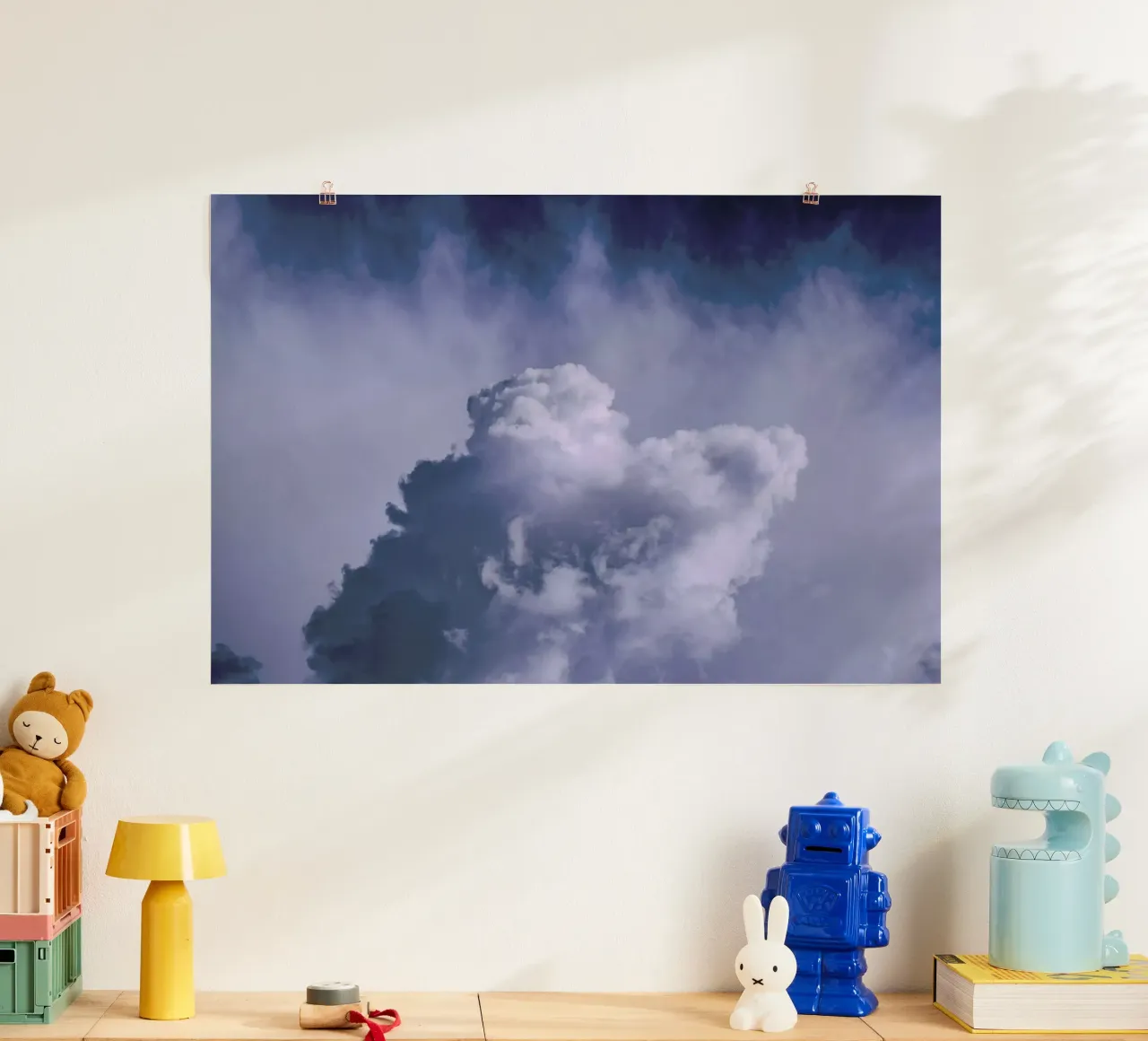 The Mass poster con telaio in legno da Pale Grain