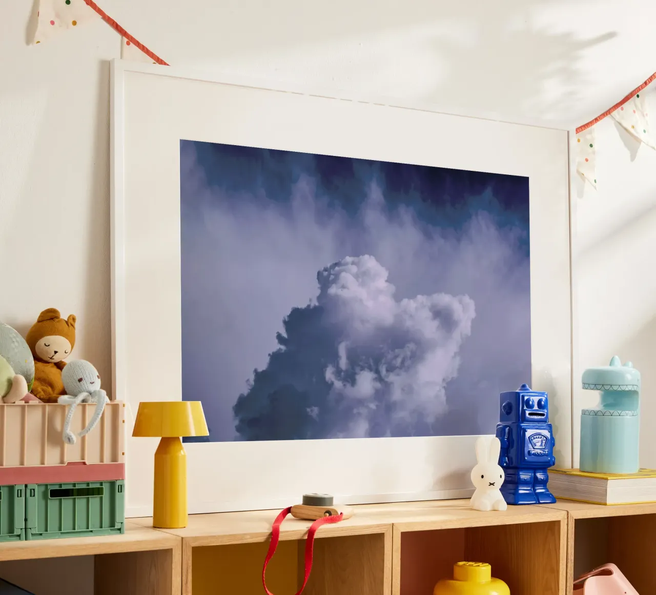 The Mass poster con telaio in legno da Pale Grain