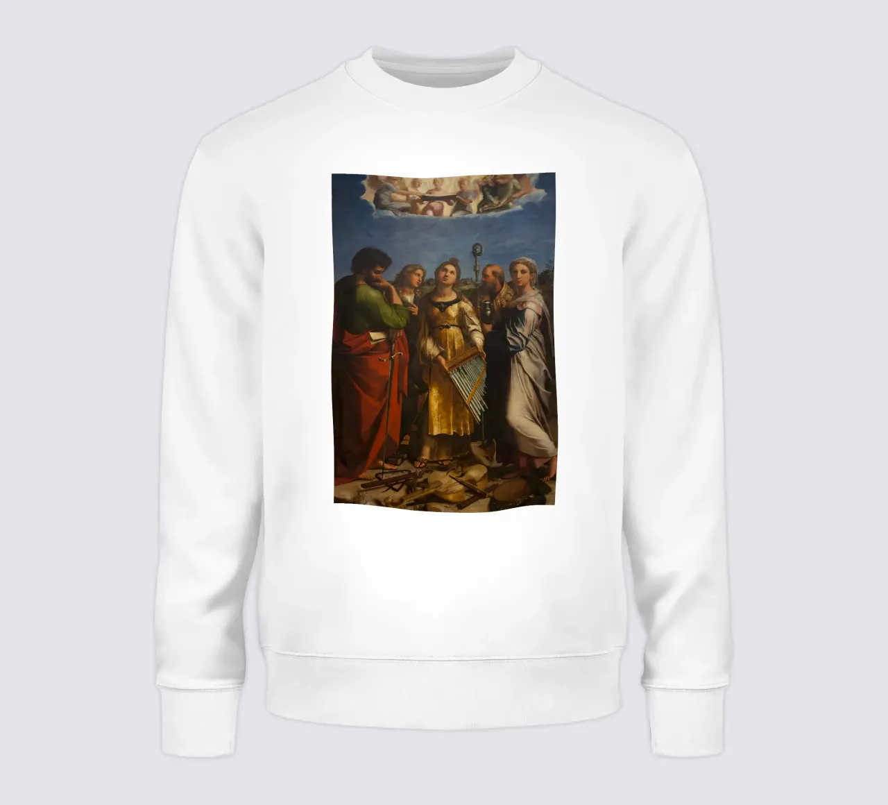 Raffaello - L'estasi di Santa Cecilia felpa da Timeless Artworks