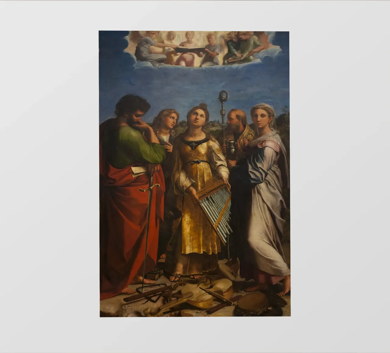 Raffaello - L'estasi di Santa Cecilia telo in pvc da Timeless Artworks