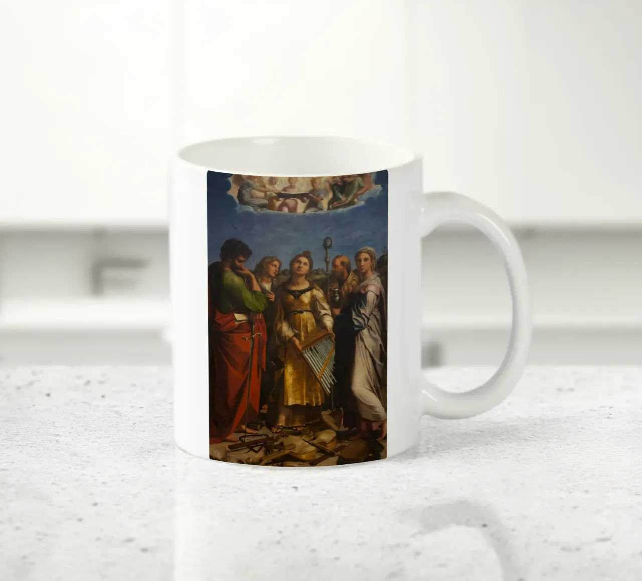 Raffaello - L'estasi di Santa Cecilia tazza in ceramica da Timeless Artworks