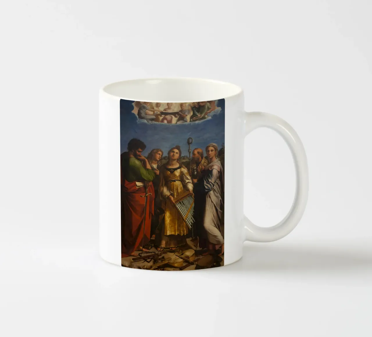 Raffaello - L'estasi di Santa Cecilia tazza in ceramica da Timeless Artworks