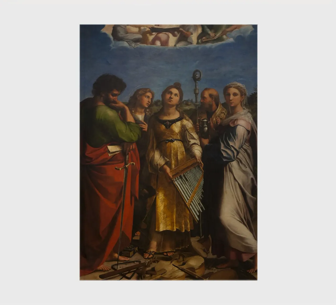 Raphael - The Ecstasy of Saint Cecilia notebook by Timeless Artworks