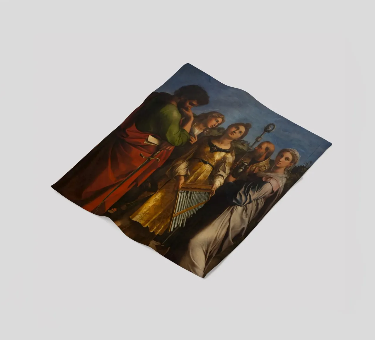 Raffaello - L'estasi di Santa Cecilia coperta in pile da Timeless Artworks