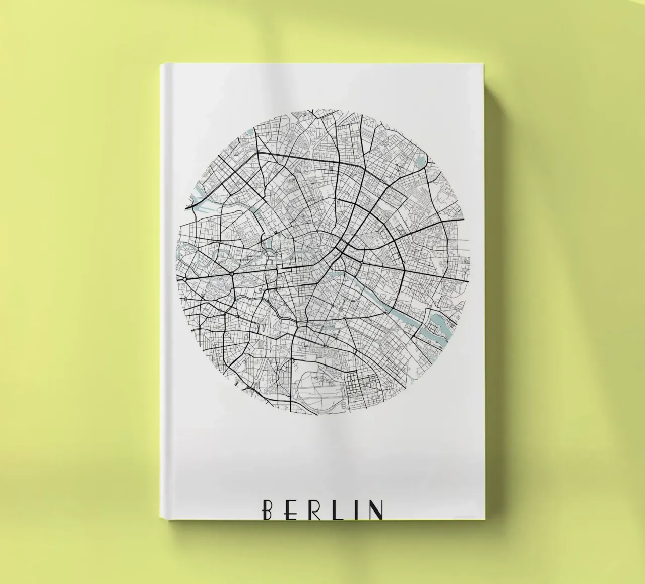 Berlin City Map notebook by Christopher Adams