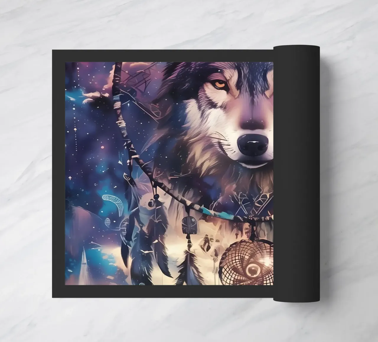 Wolf Dier deurmat van Pierre Walton