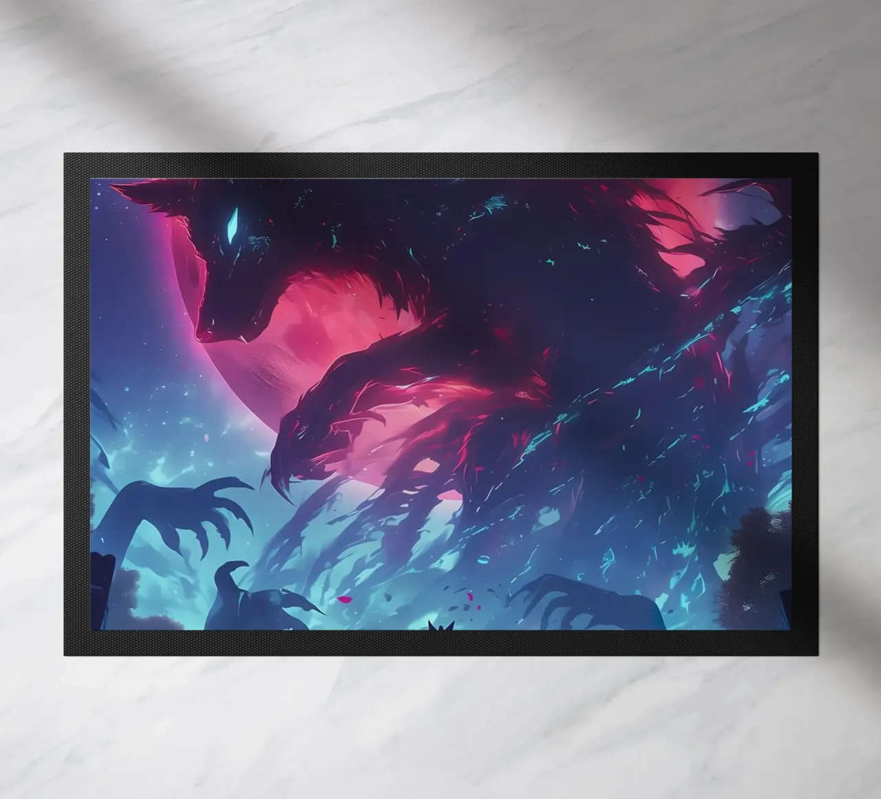 Wolf Dier deurmat van Pierre Walton