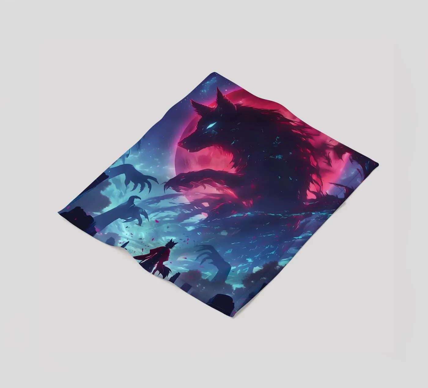 Wolf Dier fleecedeken van Pierre Walton