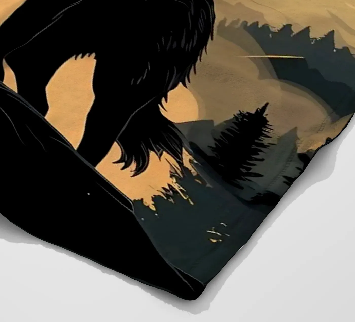 Wolf Animal Fleecedecke von Pierre Walton