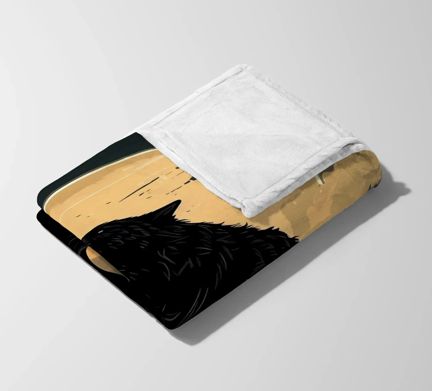 Wolf Animal Fleecedecke von Pierre Walton