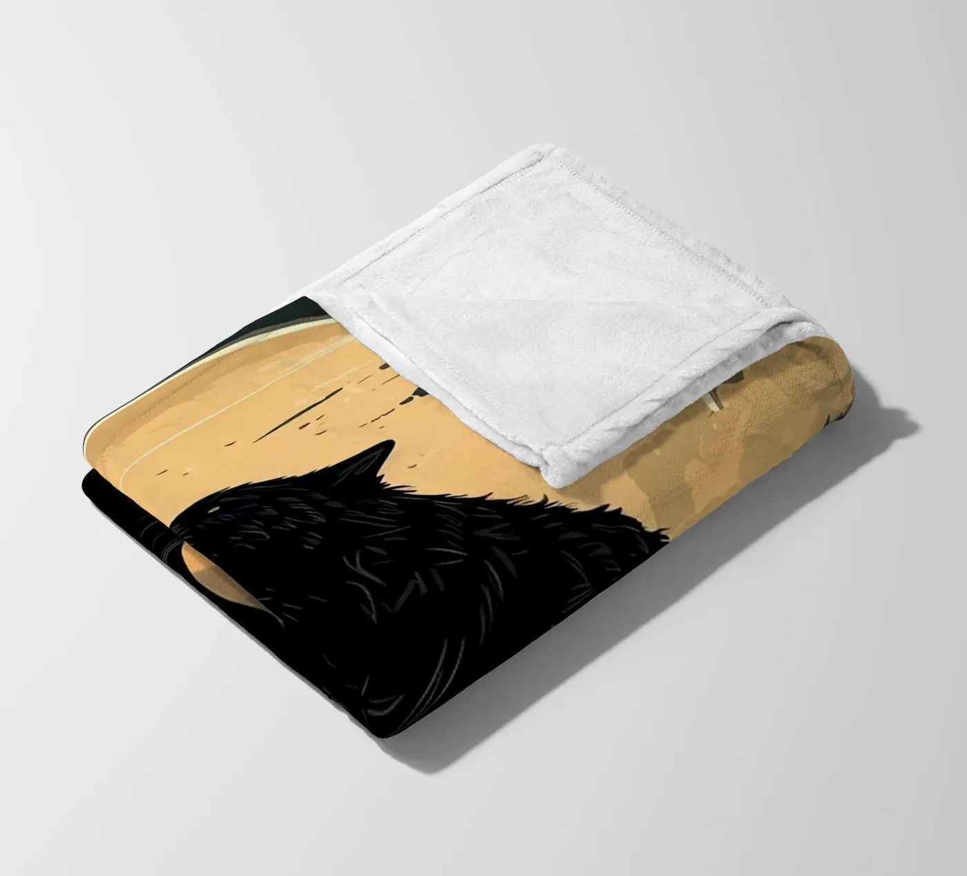 Wolf Animal Fleecedecke von Pierre Walton