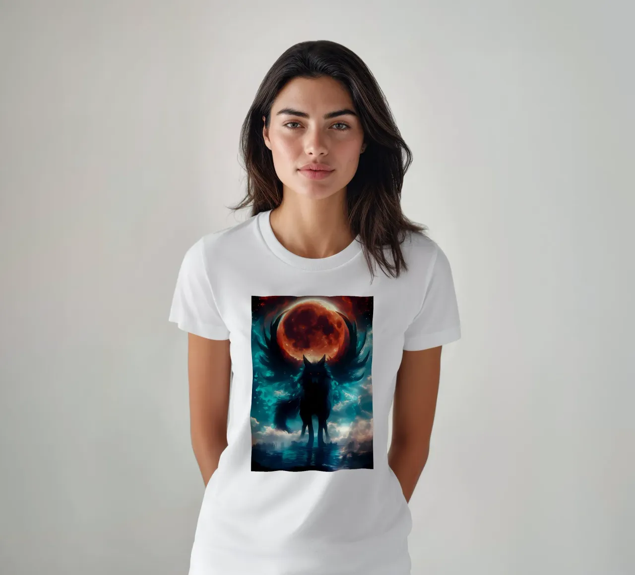 Wolf Animal t-shirt by Pierre Walton